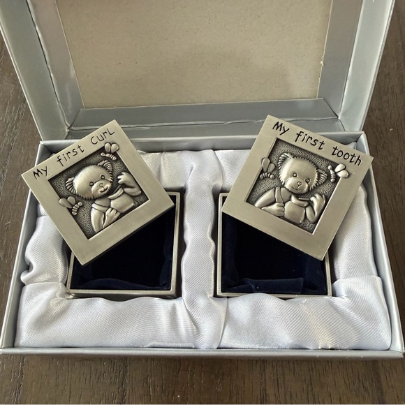 Silver Baby Keepsake Box Set - Picture 3 of 3